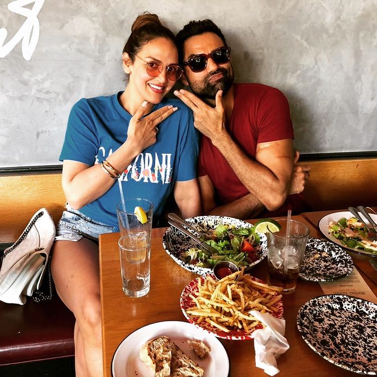Abhay Deol and Esha Deol Takhtani