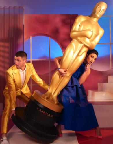 Priyanka Chopra With Nick Jonas Oscar 2021