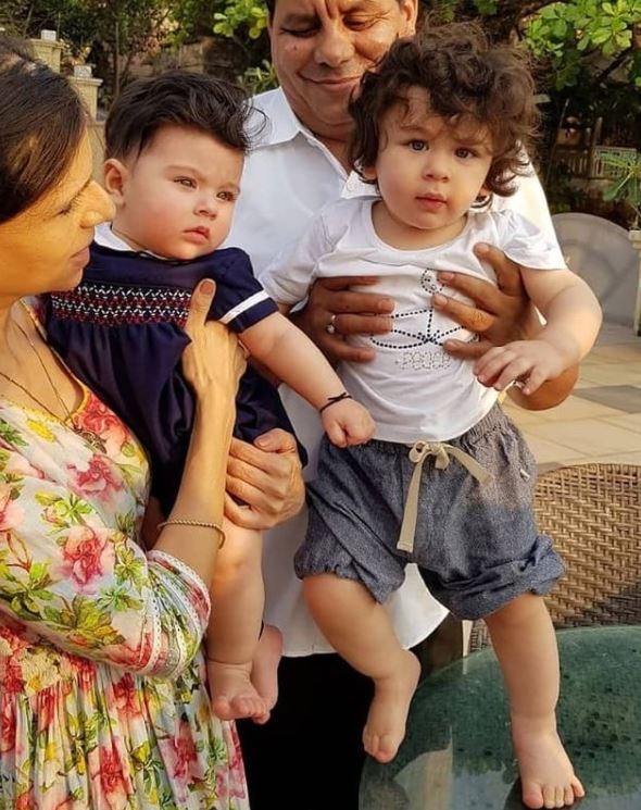 Saba Ali Khan, Inaaya Naumi Kemmu and Taimur Ali Khan