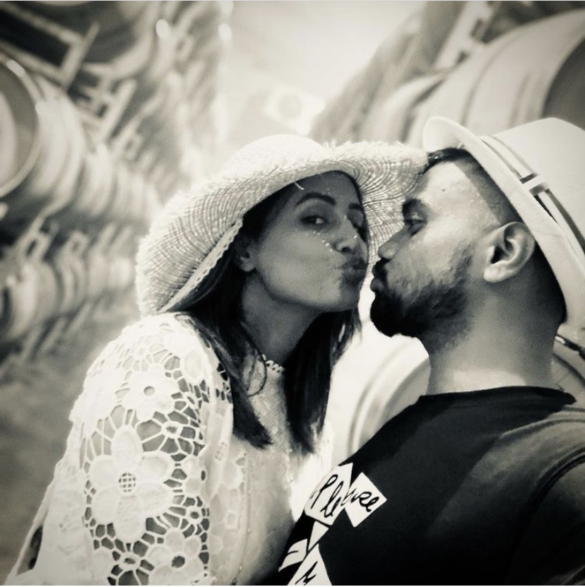 Rocky Jaiswal And Hina Khan 