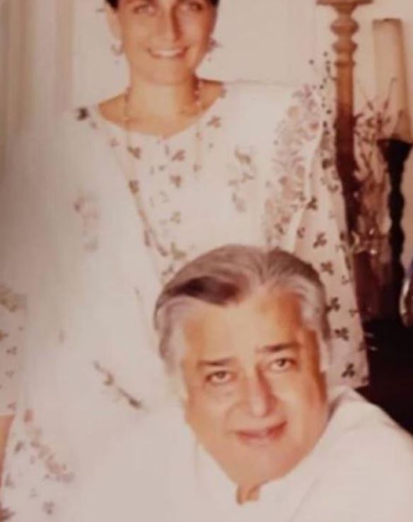 Shashi Kapoor with his daughter