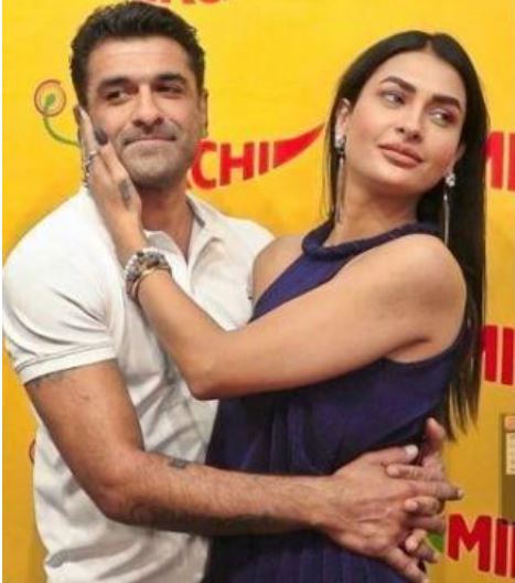 Eijaz Khan with Pavitra Punia