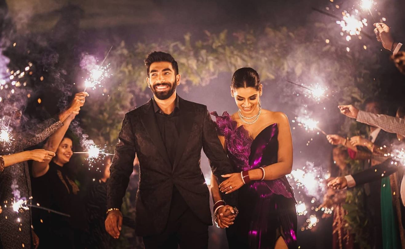 Jasprit Bumrah wedding reception