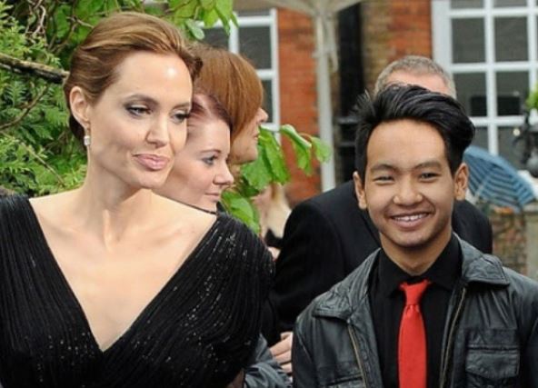 Brad Pitt Angelina Jolie Son Maddox 
