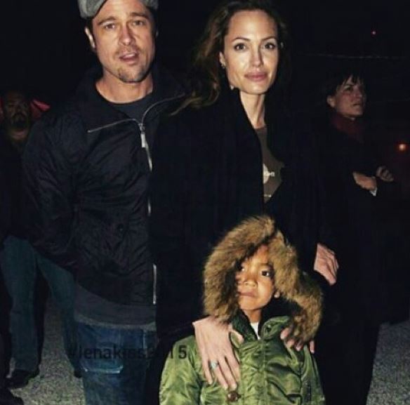 Brad Pitt Angelina Jolie Son Maddox 