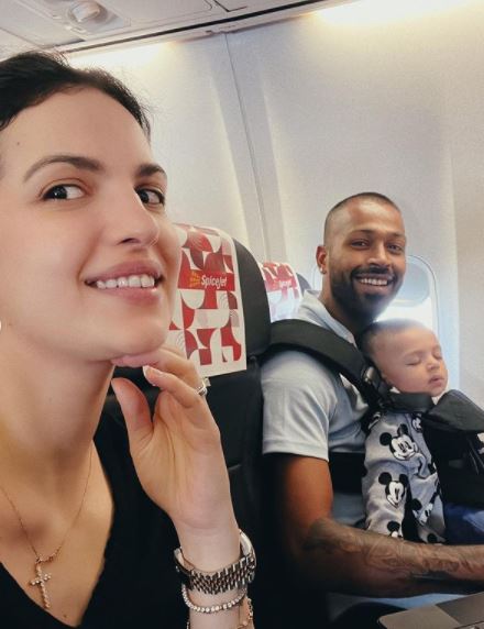 Hardik Pandya Natasa Stankovic Son Agastya