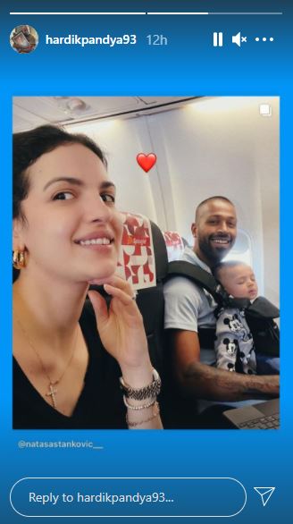 Hardik Pandya Natasa Stankovic Son Agastya