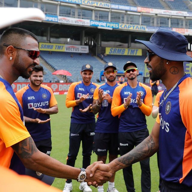 Krunal Pandya and Hardik Pandya