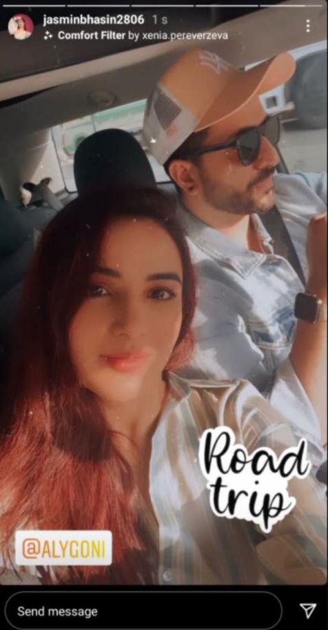 Jasmin Bhasin and Aly Goni
