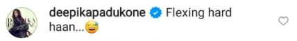 Deepika Padukone comment