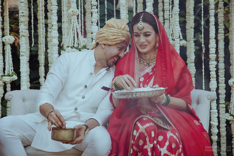 Dia Mirza and Vaibhav Rekhi