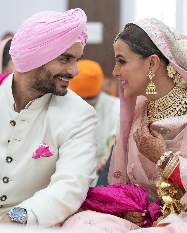 Neha Dhupia and Angad Bedi