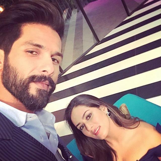 Shahid Kapoor and Mira Rajput Kapoor