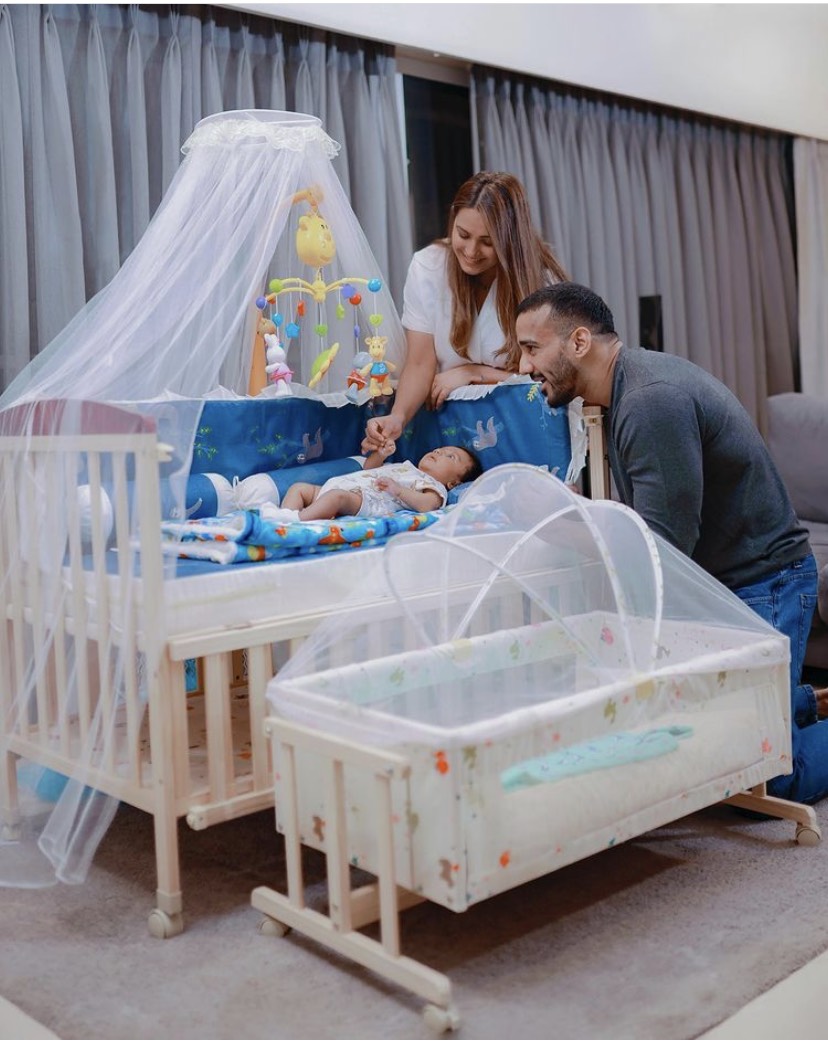 Anita Hassanandani Son Cradle and Cot