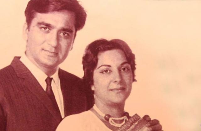 Sunil Dutt and Nargis Dutt