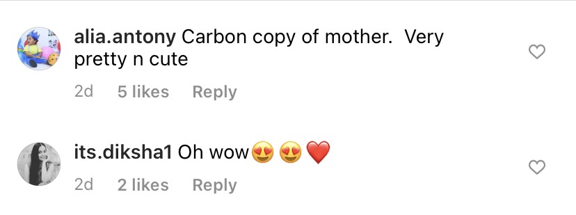 Netizens Reacts On Mahima Chaudhry Daughter Ariana