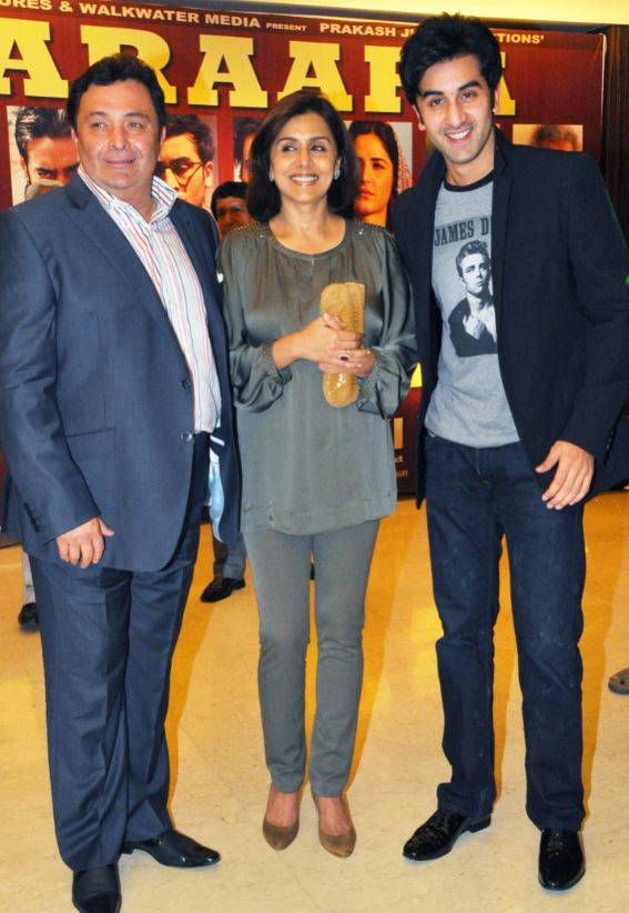 Ranbir Kapoor and Rishi Kapoor