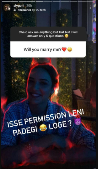 Aly Goni Savage Reply To Marriage Proposal By A Fan