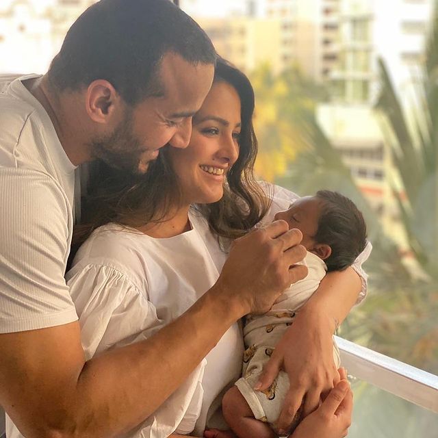 Anita Hassanandani, Rohit Reddy and Aaravv Reddy