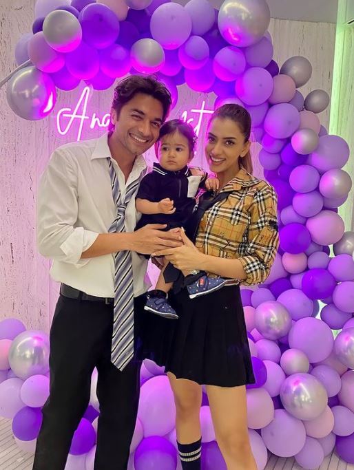 Anayka Gupta first birthday