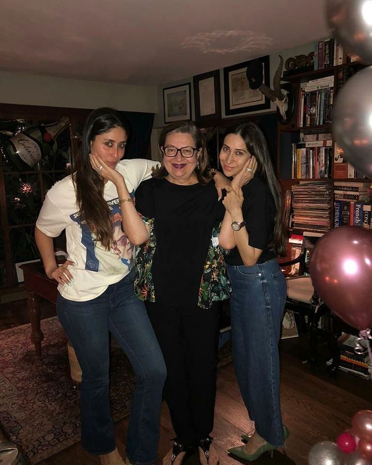 Babita, Karisma Kapoor and Kareena Kapoor Khan