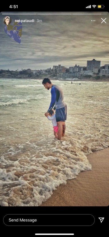 Kunal Kemmu with Inaaya Naumi Kemmu