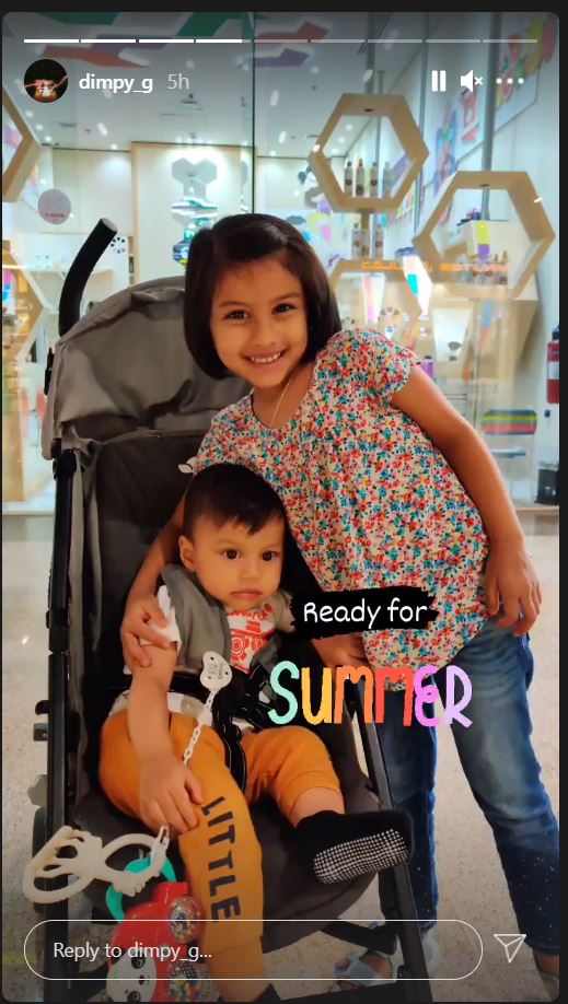 Dimpy Ganguly kids