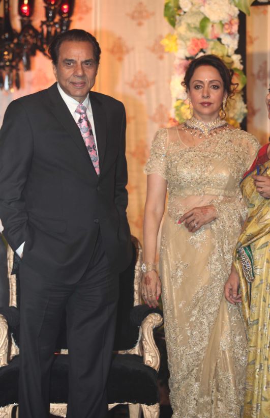 Dharmendra and Hema Malini