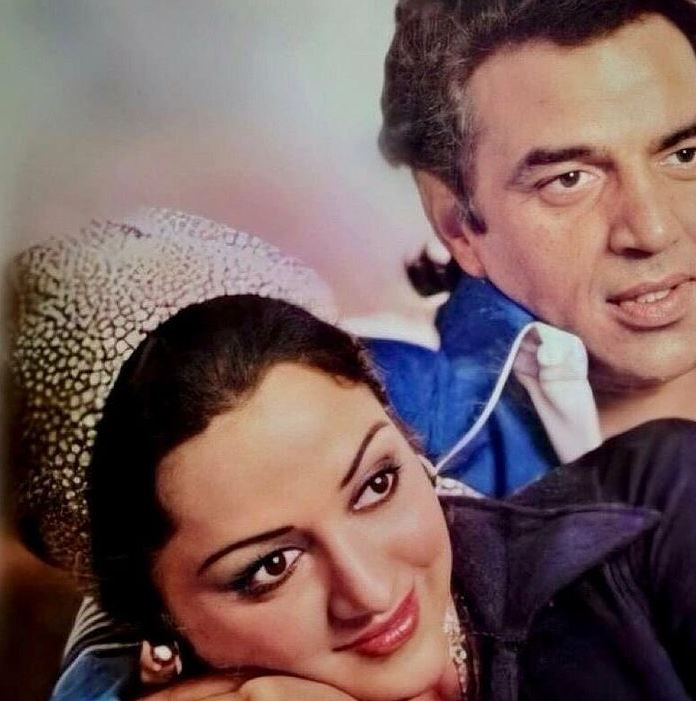 Dharmendra and Hema Malini