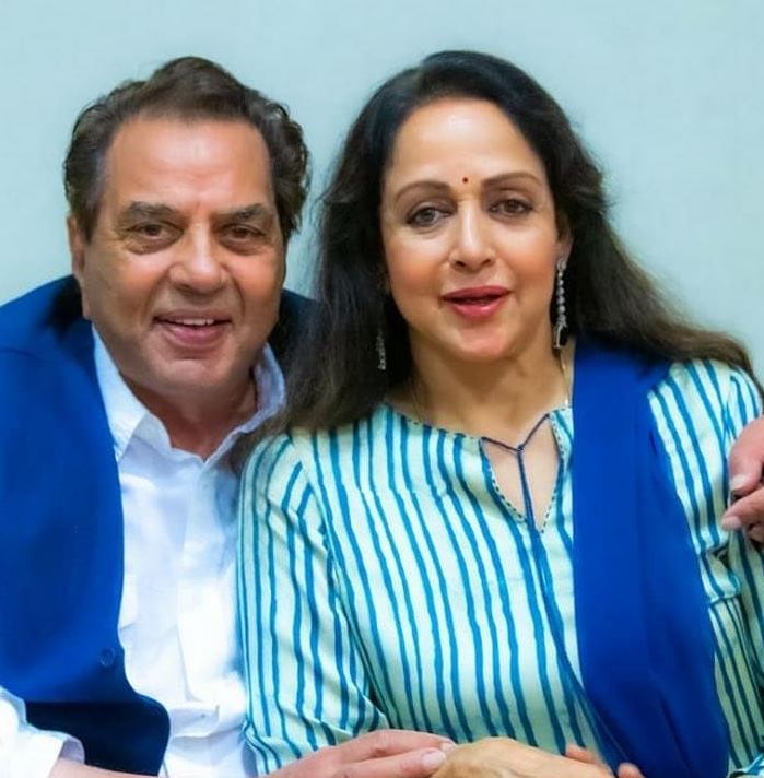 Dharmendra and Hema Malini