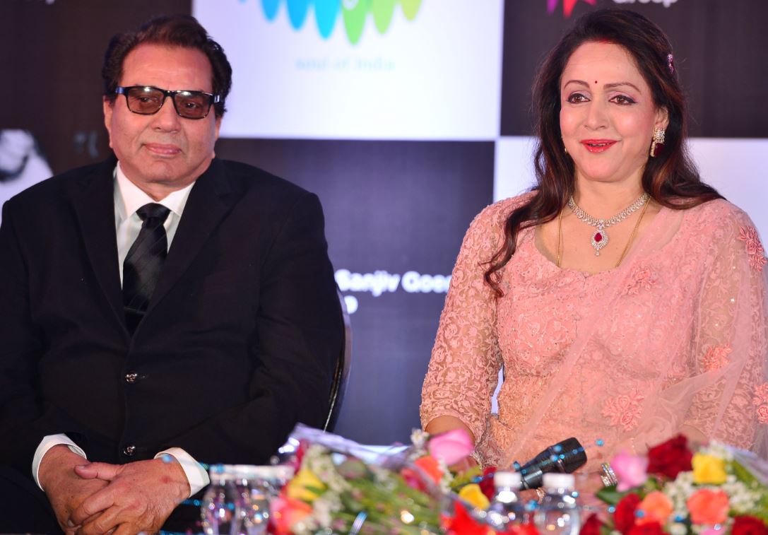 Dharmendra and Hema Malini