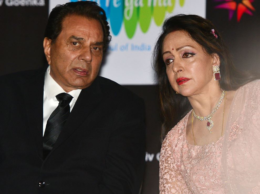 Dharmendra and Hema Malini