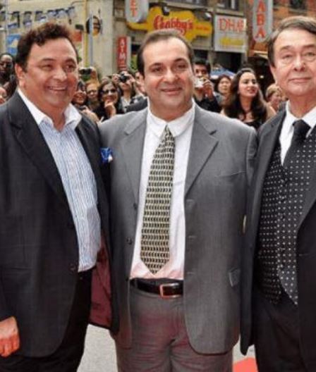 Randhir Kapoor Rishi kapoor Rajiv Kapoor