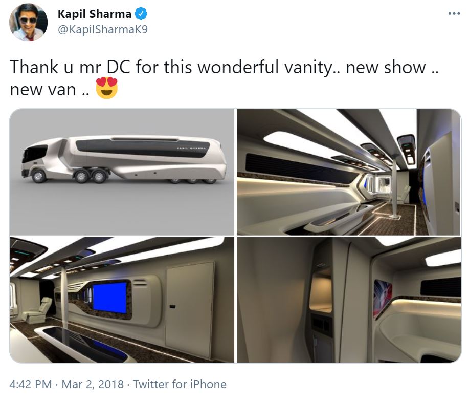 Kapil Sharma Vanity Van