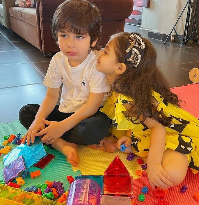 Taimur and Inaaya