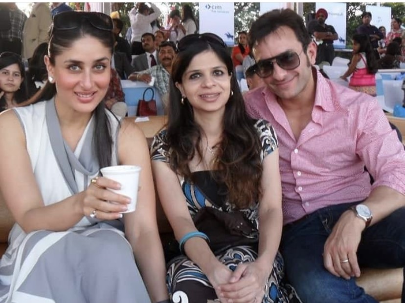 Kareena Kapoor Khan With Saif Ali Khan And Saba Ali Khan