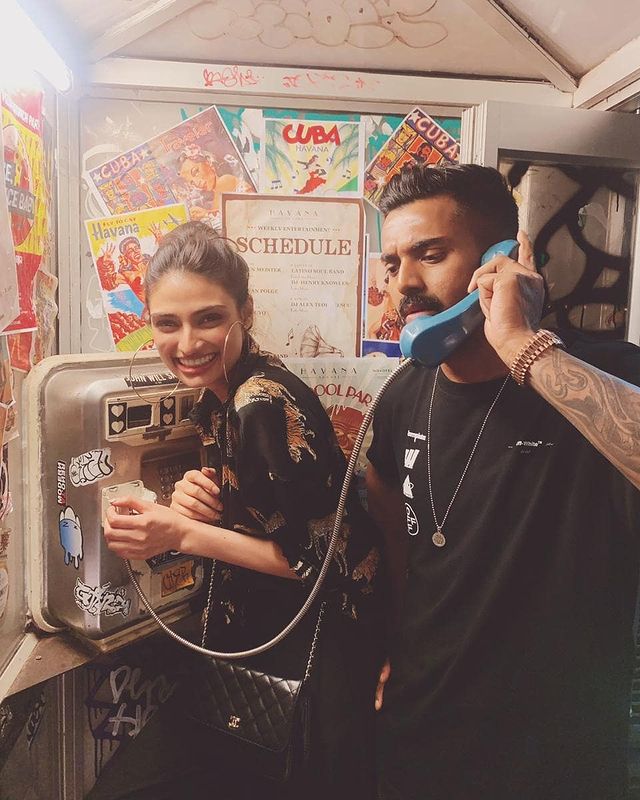 KL Rahul and Athiya Shetty