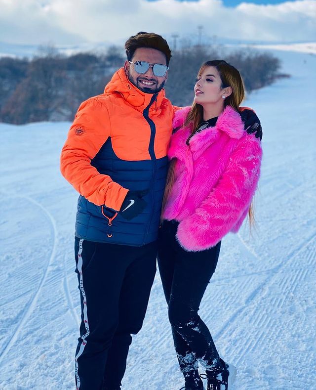 Rishabh Pant and Isha Negi