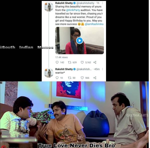 Rashmika Mandanna Ex Fiance Rakshit Shetty Birthday Wish Video