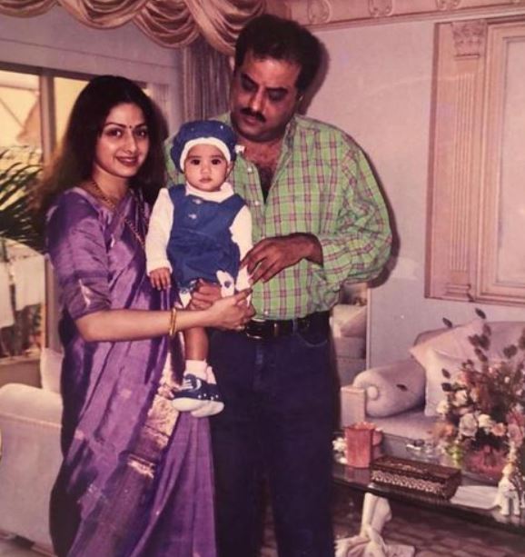 Sridevi Boney Kapoor Janhvi Kapoor