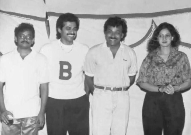 Director Ram Gopal Varma with Sridevi