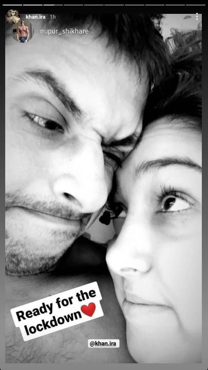 Ira Khan and Nupur Shikhare