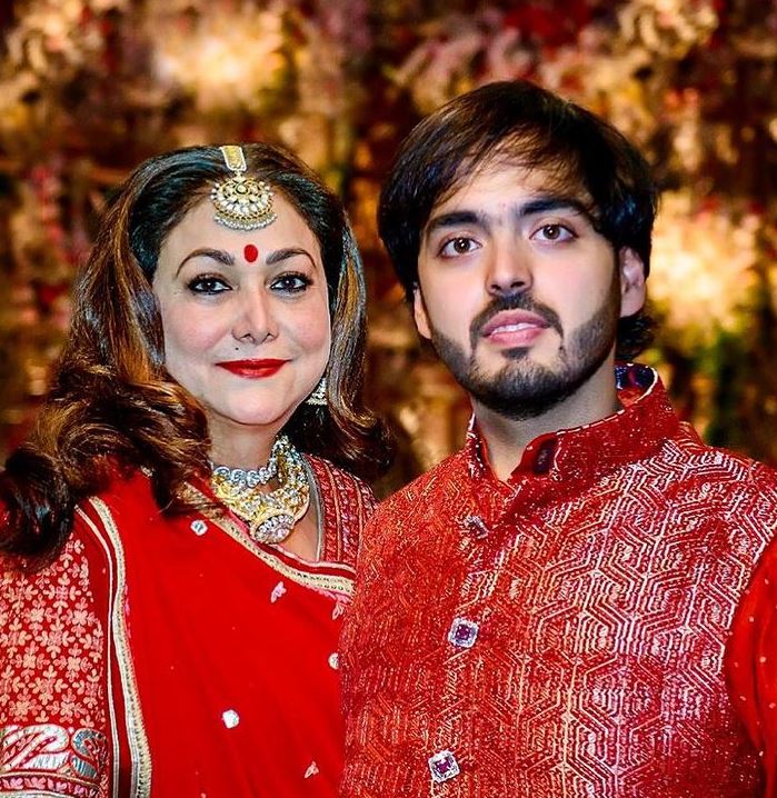 Tina Ambani and Anant Ambani