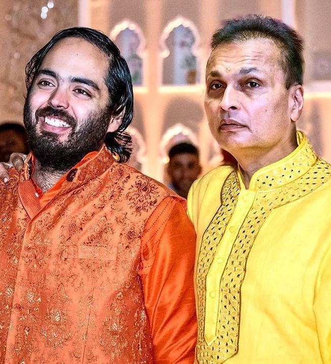 Tina Ambani and Anant Ambani