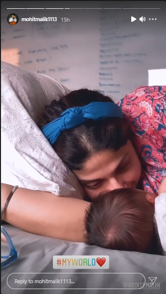 Mohit Malik's Wife Talk With Their Newborn Son