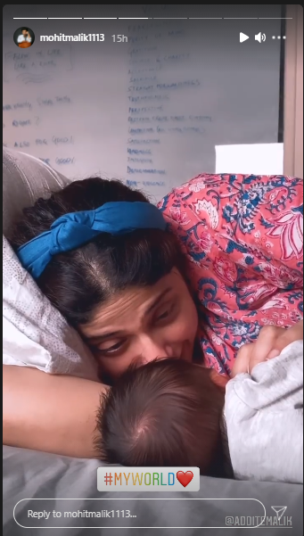 Mohit Malik's Wife Talk With Their Newborn Son