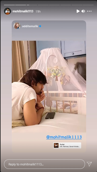 Mohit Malik Picture With Son