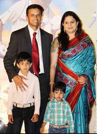 Rahul Dravid Family Photos