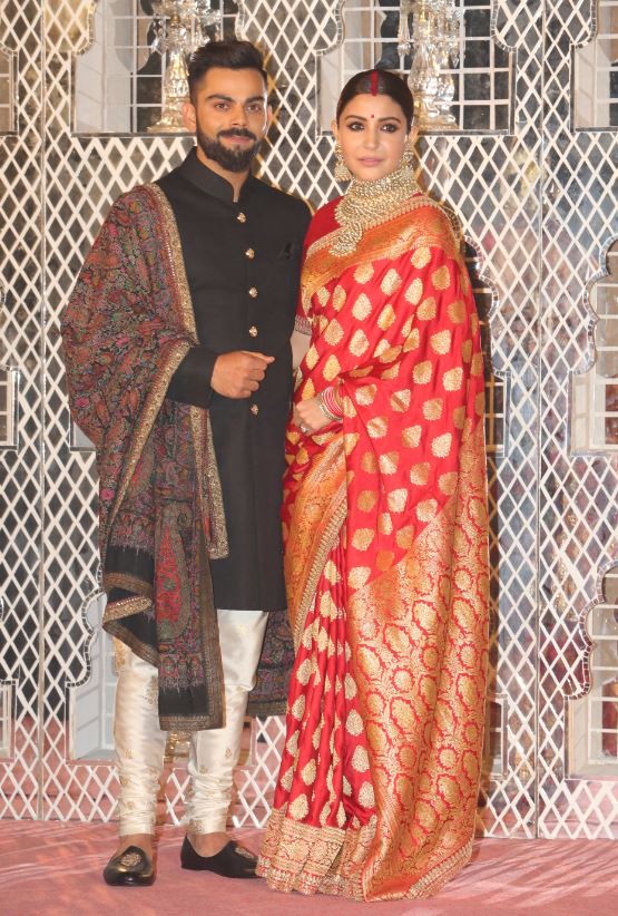 Anushka Sharma Virat Kohli wedding reception