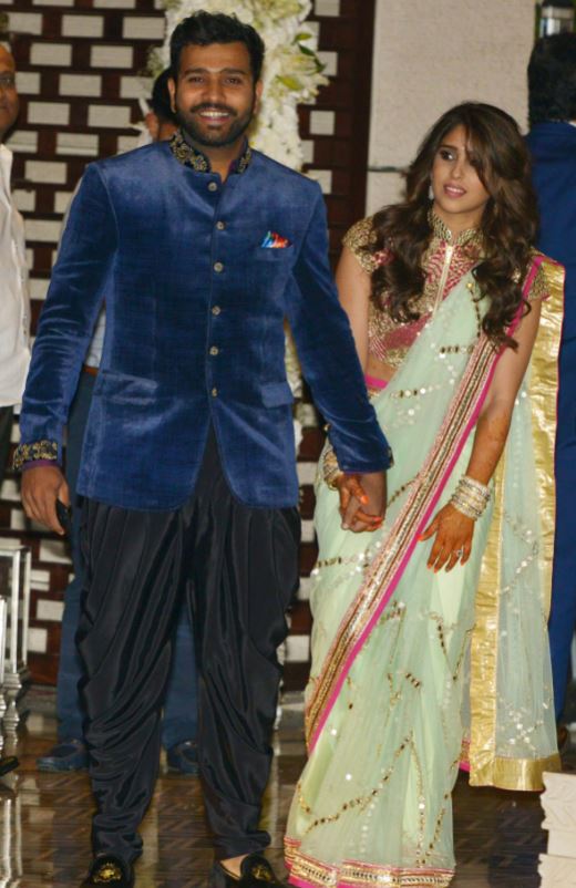 Rohit Sharma Ritika Sajdeh